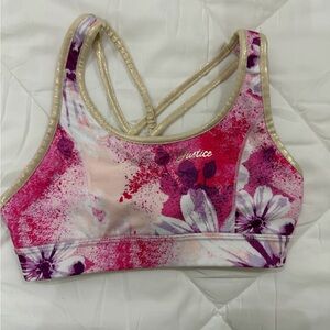 Danskin shorts/Justice reversible sports bra Activewear bundle